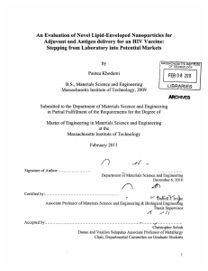 An Evaluation of Novel  Lipid-Enveloped  Nanoparticles for