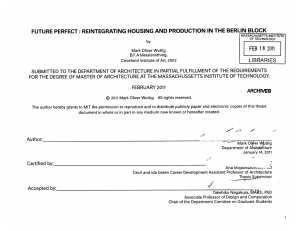 18 FUTURE  PERFECT:  REINTEGRATING  HOUSING  AND ... LIBRARIES ARCHWVS