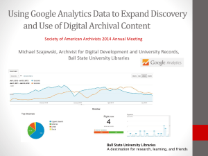 Using Google Analytics Data to Expand Discovery