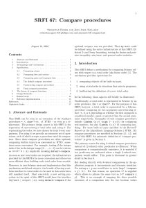 SRFI 67: Compare procedures