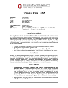 Financial Data – 4201