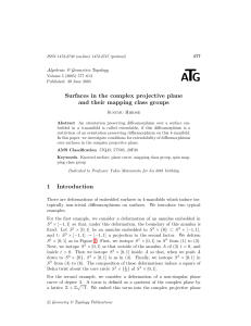 T A G Surfaces in the complex projective plane