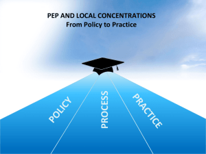 SS OCE PR PEP AND LOCAL CONCENTRATIONS