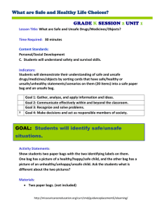 What are Safe and Healthy Life Choices? GRADE SESSION UNIT