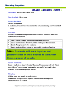 Working Together GRADE SESSION UNIT