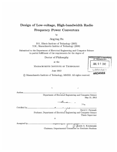 Design  of  Low-voltage,  High-bandwidth  Radio