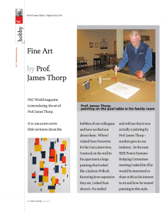 Fine Art Prof. James Thorp by