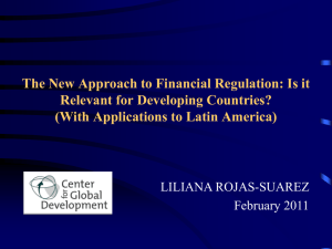 The New Approach to Financial Regulation: Is it