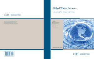 Global Water Futures A Roadmap for Future U.S. Policy