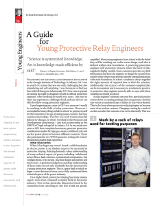 A Guide for  Young Protective Relay Engineers