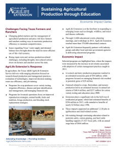 Challenges Facing Texas Farmers and