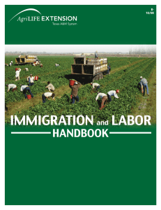 immigration labor  HandBook