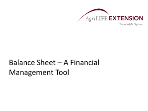 Balance Sheet – A Financial Management Tool