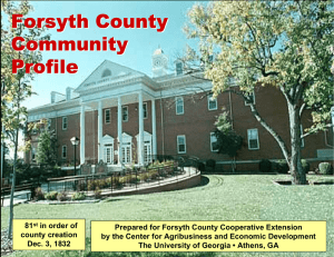 Forsyth County Community Profile