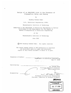 ARQ/AFEC Propagation  Delay  and  Fading Bradley Bisham Comar (1995)