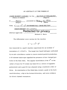 Redacted for privacy presented on tintiat k + p k +