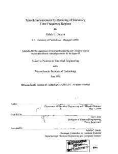 by Time-Frequency  Regions E.