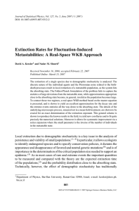 Extinction Rates for Fluctuation-Induced Metastabilities: A Real-Space WKB Approach