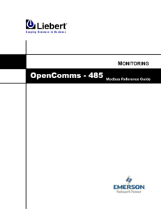 OpenComms - 485 M  ONITORING