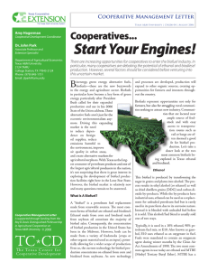 Start Your Engines! Cooperatives...