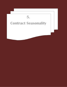 5. Contract Seasonality  