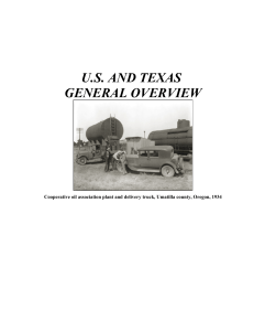 U.S. AND TEXAS GENERAL OVERVIEW