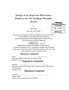 Design  of  an Improved  Electronics