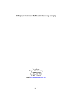 Terry Reese Oregon State University 121 Valley Library Corvallis, OR  97331