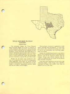 r TEXAS  EDWARDS  PLATEAU EASTERN