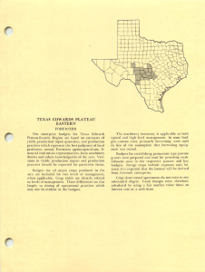 r TEXAS  EDWARDS  PLATEAU EASTERN