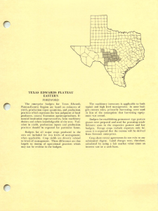 r TEXAS  EDWARDS  PLATEAU EASTERN