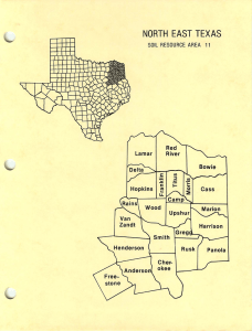 c NORTH EAST TEXAS SOIL RESOURCE AREA 11