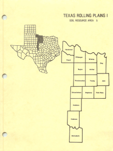 r TEXAS ROLLING PLAINS SOIL  RESOURCE  AREA  5