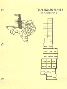 r TEXAS ROLLING PLAINS II SOIL RESOURCE AREA 6