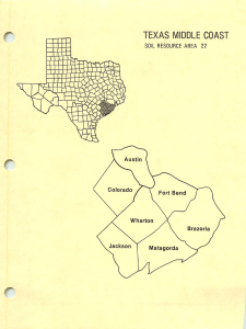 r TEXAS MIDDLE COAST SOIL RESOURCE AREA 22