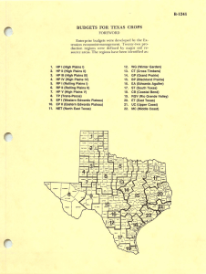 r B-1241 BUDGETS  FOR  TEXAS  CROPS