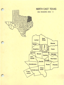 r NORTH EAST TEXAS SOIL RESOURCE AREA 11