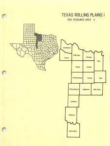 r TEXAS ROLLING PLAINS I SOIL  RESOURCE  AREA  5