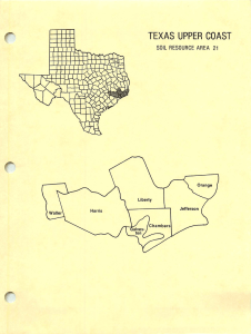 r TEXAS UPPER COAST SOIL RESOURCE AREA 21