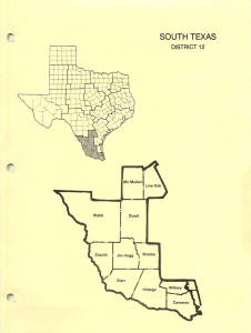 SOUTH TEXAS +444-&#34;Vr DISTRICT 12 ---f-W-l-