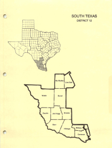 SOUTH TEXAS -444-+- DISTRICT 12 - + + + + ■