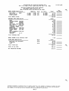 Projections  for  Planning  Purposes  Only B-124KL05)