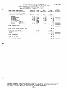 Projections  for  Planning  Purposes  Only B-1241(C08)