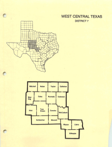 WEST CENTRAL TEXAS DISTRICT 7