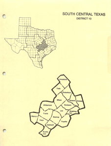 SOUTH CENTRAL TEXAS 4++- DISTRICT  10 fH—|