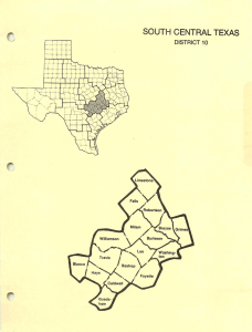 SOUTH CENTRAL TEXAS 4-++--f-H-+- DISTRICT 10