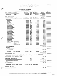 B-1241 (Q Projections for Planning Purposes Only