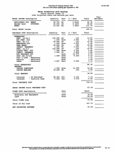 B-1241 (C4) Projections for Planning Purposes Only