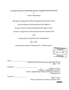 An  Analytic  Structure for Sustainable  Energy in... by Arnob  K. Bhattacharyya