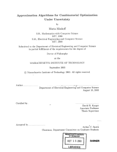 Approximation  Algorithms  for  Combinatorial  Optimization